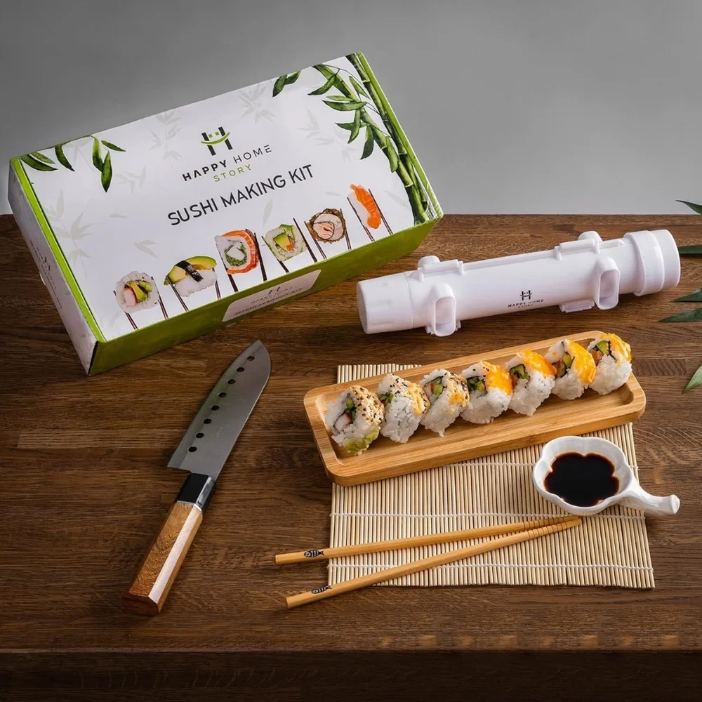 Sushi Making Kit, Complete 17 Piece Set